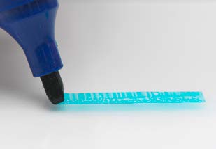 Test Pen mark remaining visible