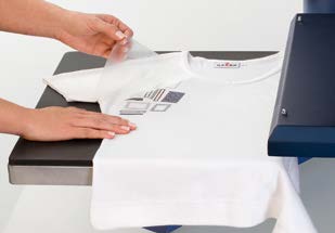 Step 6: Once the product is at least hand-warm, remove the transparent film at an acute angle.