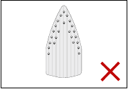 Iron soleplate with steam vents