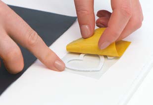 Peeling the yellow protective film