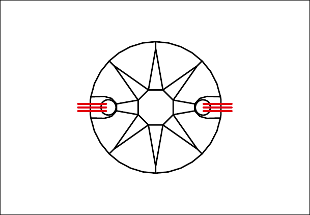 Button sewing program or zigzag stitch for Sew-on Articles