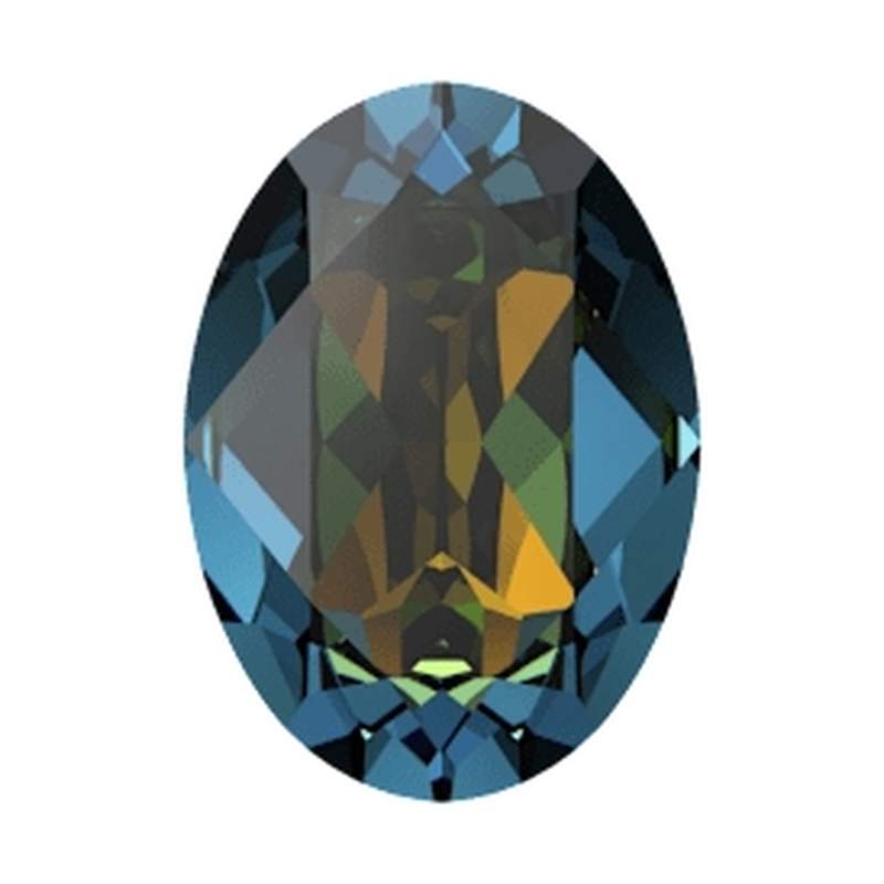 Swarovski Fancy Stones 4120 8 x 6 mm Aquamarine Volcano F