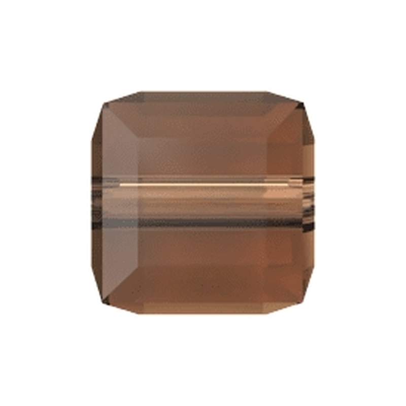 Swarovski Crystal Beads 5601 8 mm Smoked Topaz