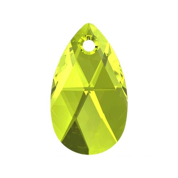 Swarovski Crystal Pendants 6106 22 mm Citrus Green CAL V SI
