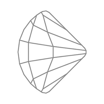 2714 6 mm Crystal Rainbow Dark F - 360 pcs