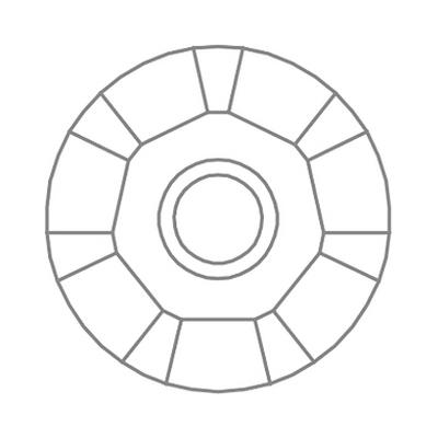 3129 7 mm Light Siam - 288 pcs