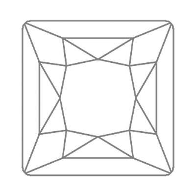 4447 6 mm Crystal DT Light - 360 pcs