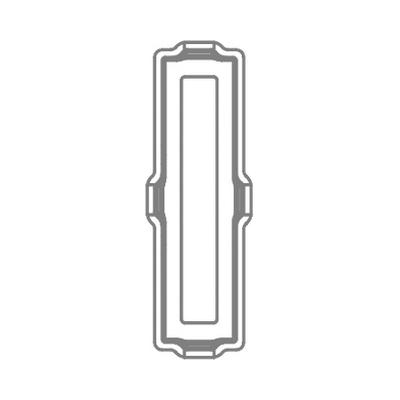 4500/S 10 x 3 mm Rhodium 1PH2OH - 360 pcs