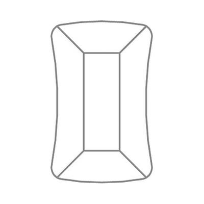 4505 10 x 6 mm Crystal AB F - 144 pcs