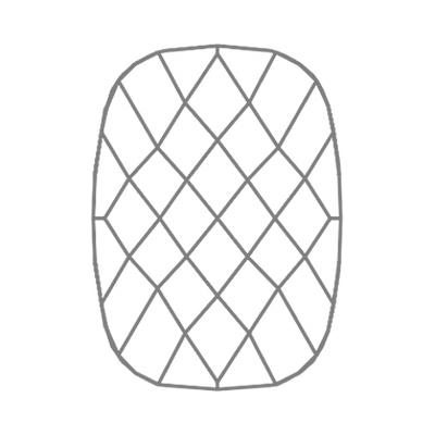 4565 14 x 10 mm Crystal Silver Shade F - 72 pcs