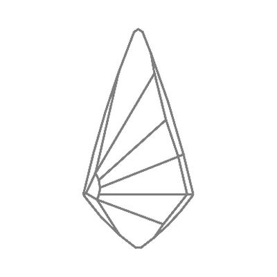 4731 14 x 7 mm Crystal DT Light 2X - 96 pcs