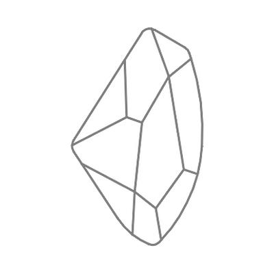 4756 19 x 11,5 mm Crystal Satin F - 96 pcs