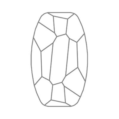 4855 13 x 8 mm Crystal Vitrail Medium - 96 pcs