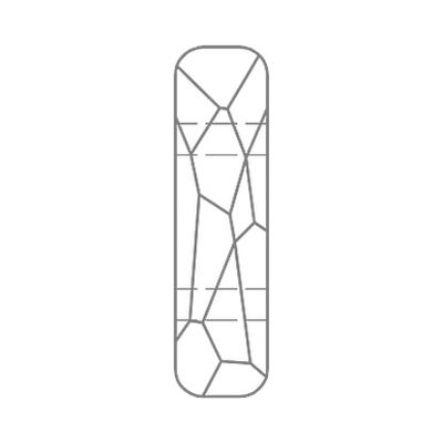 5535 23,5 x 5 mm Crystal Red Magma - 48 pcs