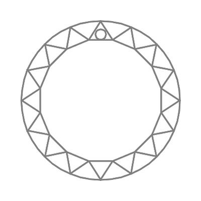6049 20 mm Crystal CAL V SI - 72 pcs