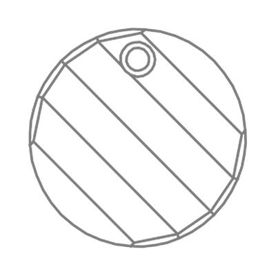 6621 18 mm Crystal Heliotrope - 72 pcs