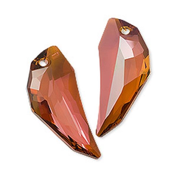 Swarovski Crystal Pendants 6150 30 mm Crystal Copper