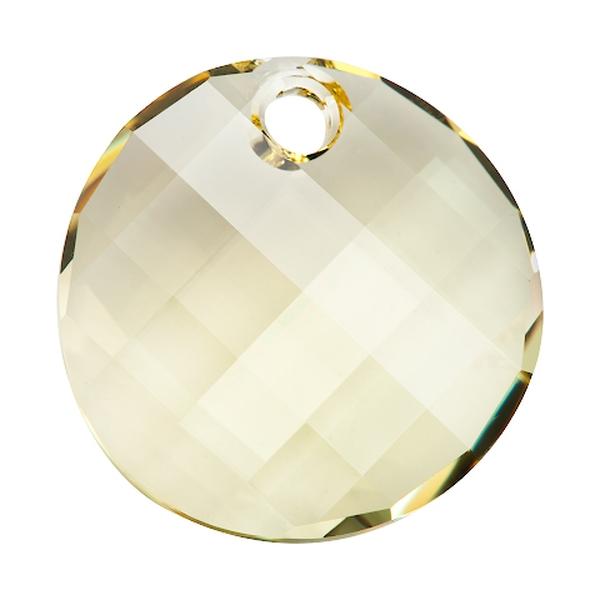 Swarovski Crystal Pendant 6621 18 mm Jonquil