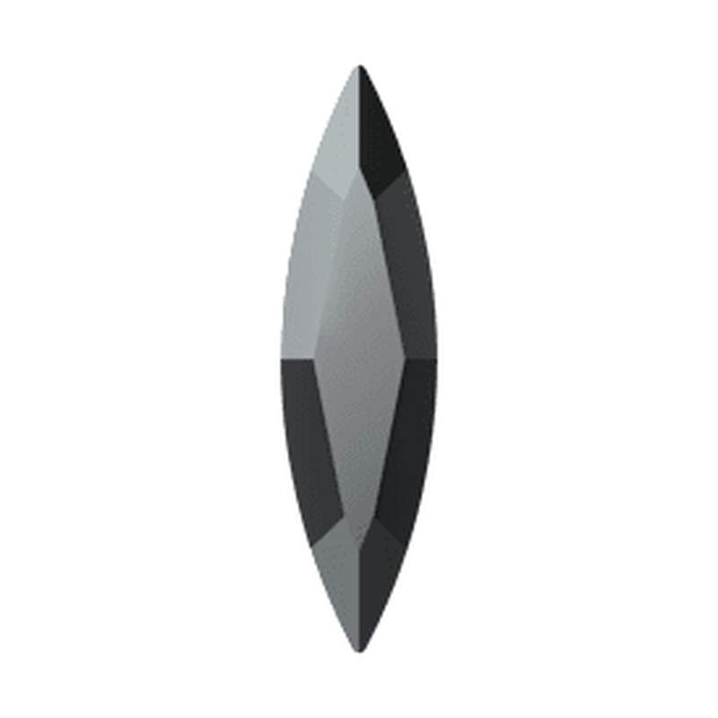 Swarovski Fancy Stones 4200 15 x 4 mm Jet Hematite F