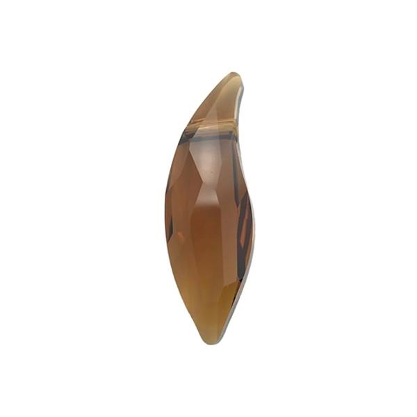 Swarovski Crystal Pendants 6904 30 mm Smoked Topaz