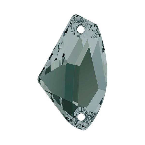 Swarovski Sew-on Crystals 3256 27 x 16 mm Black Diamond F