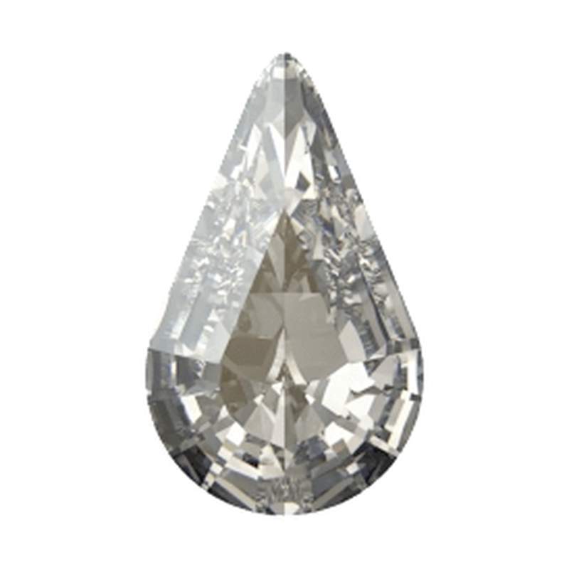 Swarovski Fancy Stones 4328 10 x 6 mm Crystal Silver Shade F