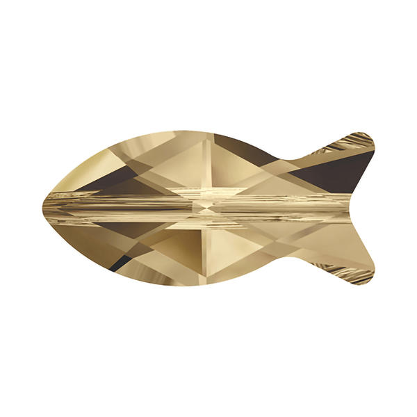 Swarovski Crystal Beads 5727 14 mm Crystal Golden Shadow