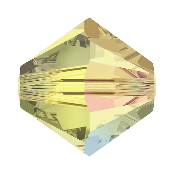 Swarovski Crystal Beads 5328 5 mm Jonquil AB