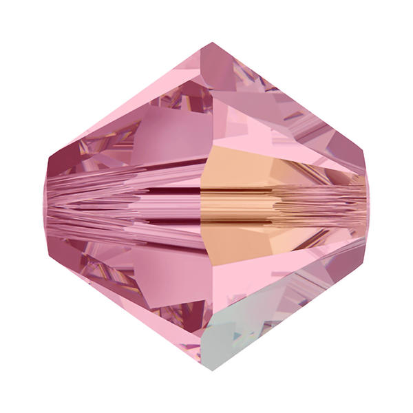 Swarovski Crystal Beads 5328 3 mm Light Rose AB