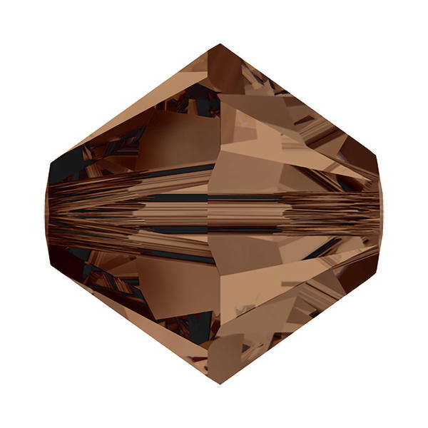 Swarovski Crystal Beads 5328 3 mm Smoked Topaz