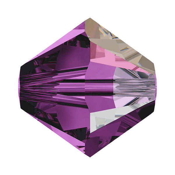 Swarovski Crystal Beads 5328 3 mm Amethyst AB