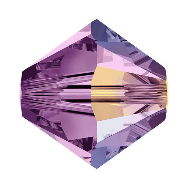 Swarovski Crystal Beads 5328 6 mm Light Amethyst AB