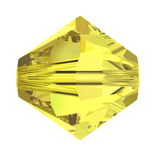 Swarovski Crystal Beads 5328 6 mm Citrine