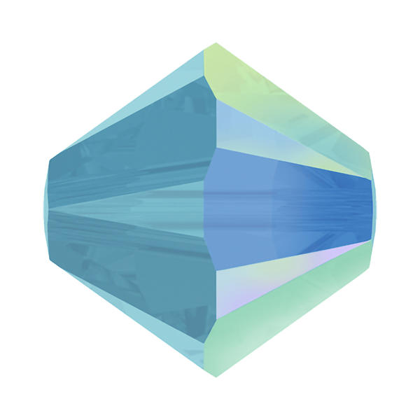 Swarovski Crystal Beads 5328 5 mm Turquoise AB
