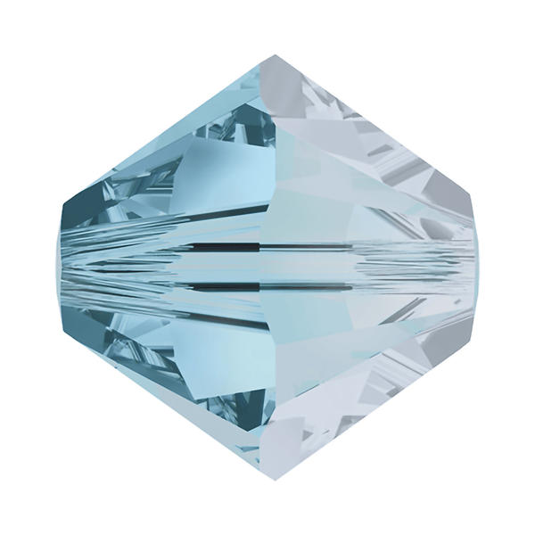 Swarovski Crystal Beads 5328 3 mm Aquamarine Satin