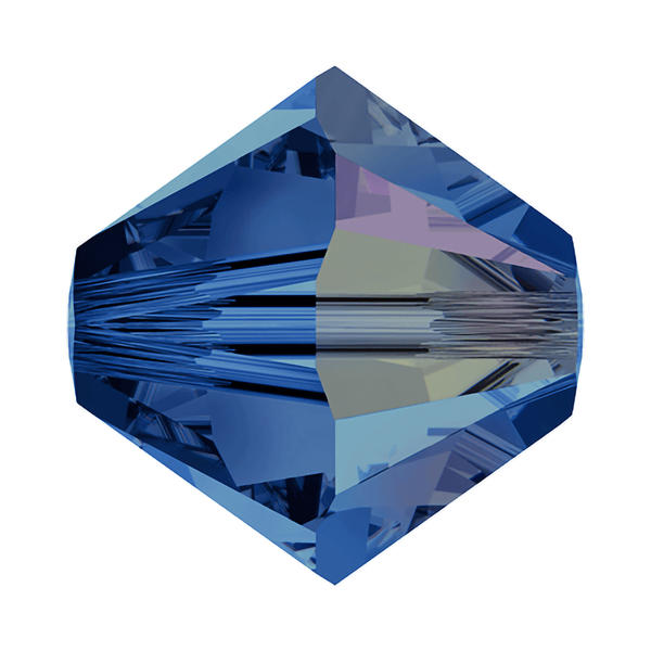 Swarovski Crystal Beads 5328 6 mm Capri Blue AB