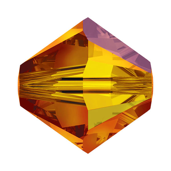 Swarovski Crystal Beads 5328 4 mm Fireopal AB