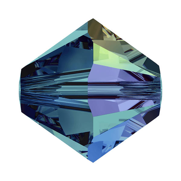 Swarovski Crystal Beads 5328 8 mm Indicolite AB