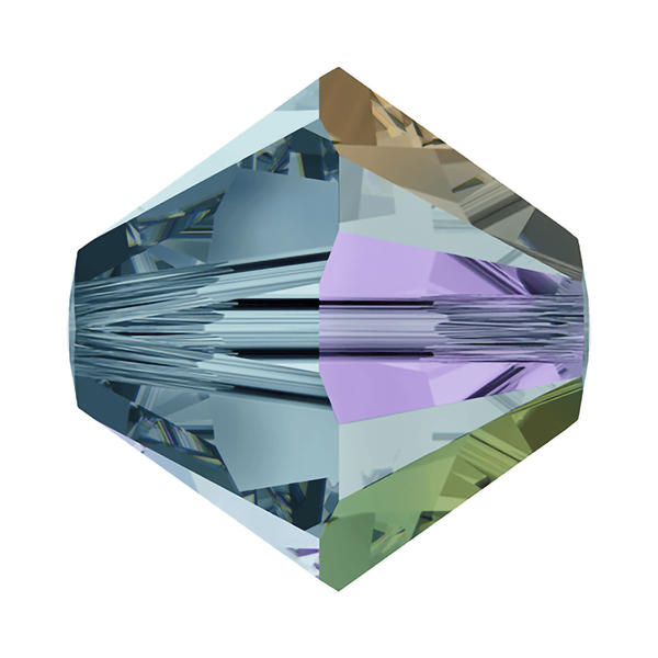 Swarovski Crystal Beads 5328 6 mm Indian Sapphire AB