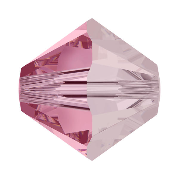 Swarovski Crystal Beads 5328 4 mm Light Rose Satin