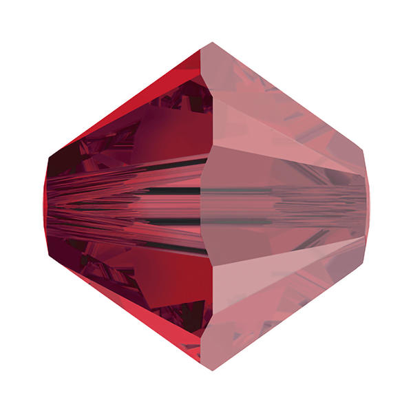 Swarovski Crystal Beads 5328 6 mm Light Siam Satin