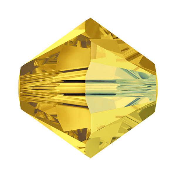 Swarovski Crystal Beads 5328 8 mm Light Topaz AB