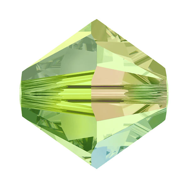 Swarovski Crystal Beads 5328 5 mm Peridot AB 2X