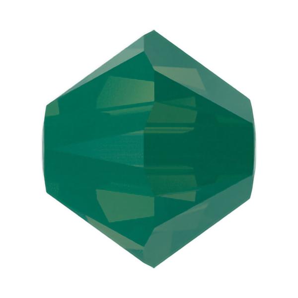 Swarovski Crystal Beads 5328 4 mm Palace Green Opal