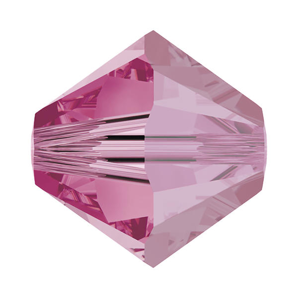 Swarovski Crystal Beads 5328 6 mm Rose Satin