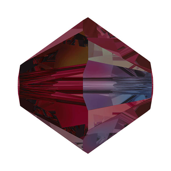 Swarovski Crystal Beads 5328 6 mm Ruby AB