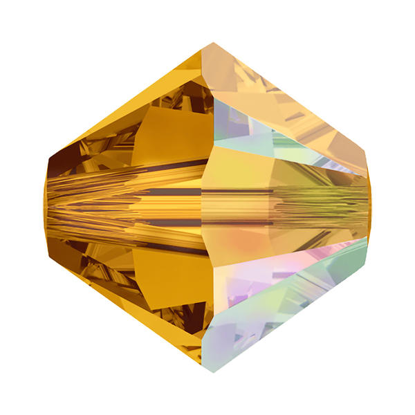 Swarovski Crystal Beads 5328 6 mm Topaz AB