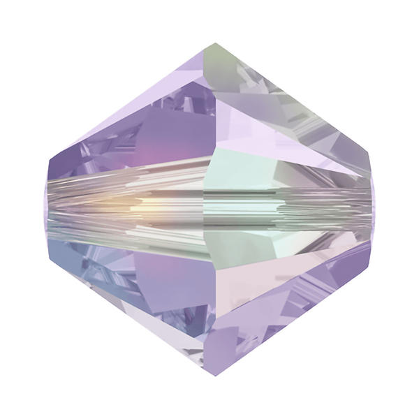 Swarovski Crystal Beads 5328 4 mm Violet AB 2X