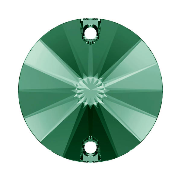 Swarovski Sew-on Crystals 3200 14 mm Emerald F