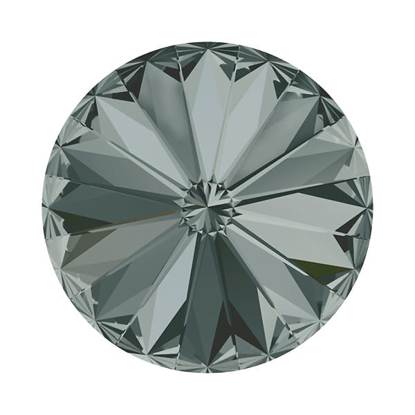 Swarovski Round Stones 1122 12 mm Black Diamond
